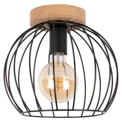 Hot Spot - Light Lampa sufitowa loftowa czarna NERO I 27 cm
