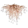 New Paul Neuhaus Lampa sufitowa miedźiana ICICLE 50x50 cm