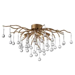 Online Paul Neuhaus Lampa sufitowa miedziana ICICLE 30x60 cm