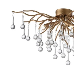 Online Paul Neuhaus Lampa sufitowa miedziana ICICLE 30x60 cm