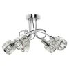 Krislamp Wszystkie Lampy Sufitowe^Lampa sufitowa NELA 5 chrom
