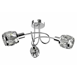 Krislamp Wszystkie Lampy Sufitowe^Lampa sufitowa NELA 3 chrom