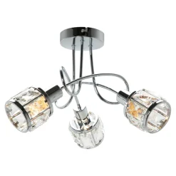 Krislamp Wszystkie Lampy Sufitowe^Lampa sufitowa NELA 3 chrom