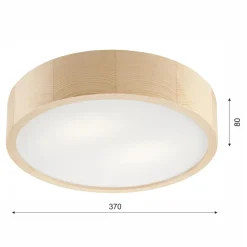 Clearance Lampa sufitowa plafon sosna EVELINE 37 cm