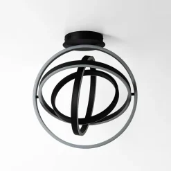 Best Zumaline Lampa sufitowa TESS LED czarna
