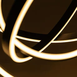 Best Zumaline Lampa sufitowa TESS LED czarna