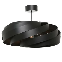 Clearance domiluce Lampa sufitowa VENTO czarna