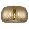 Zumaline Wszystkie Lampy Sufitowe^Lampa sufitowa złota CRYSTAL 40 cm