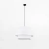 New TK Tomasz Krywult Lampa wisząca biała CALISTO 50 cm