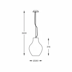 Zumaline Lampy Wiszące^Lampa wisząca BRESSO P19066A-D28