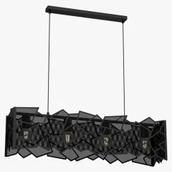 Luminex Lampa wisząca czarna CAMO IV