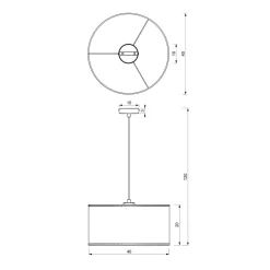 Luminex Lampy Wiszące^Lampa wisząca czarna LOFT I