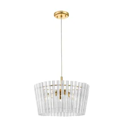 Best Zumaline Lampa wisząca glamour złota BACH 41 cm