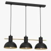 Luminex Lampy Wiszące^Lampa wisząca industrial czarno-złota ESTATE III