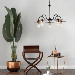 inny Żyrandole|Lampy Wiszące^Lampa wisząca industrialna czarna ALICE 5
