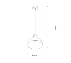 Zumaline Lampy Wiszące^Lampa wisząca JOSE P15079-D22