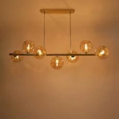 Best TK Tomasz Krywult Lampa wisząca kule złota ESTERA VII