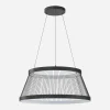 Best Zumaline Lampa wisząca LED czarna BALU z pilotem