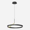 Best Zumaline Lampa wisząca LED czarna MALU z pilotem