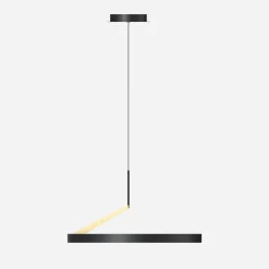 Best Zumaline Lampa wisząca LED czarna MALU z pilotem