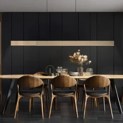 Discount Paul Neuhaus Lampa wisząca LED rozsuwana szczotkowana stal PURE MOTO RISE