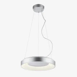 Paul Neuhaus Lampy Wiszące^Lampa wisząca LED z pilotem srebrna KETO ANIKA