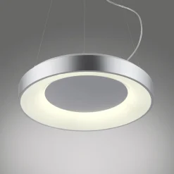 Paul Neuhaus Lampy Wiszące^Lampa wisząca LED z pilotem srebrna KETO ANIKA