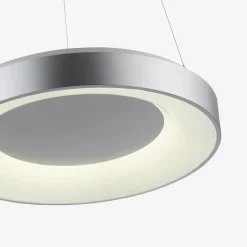 Paul Neuhaus Lampy Wiszące^Lampa wisząca LED z pilotem srebrna KETO ANIKA