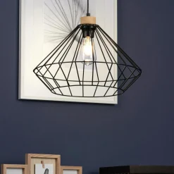 New Spot - Light Lampa wisząca loftowa czarna OGLIO I 30 cm