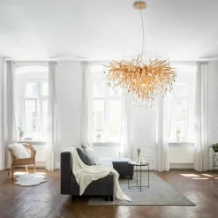 Paul Neuhaus Lampa wisząca miedziana ICICLE