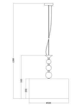 Clearance Zumaline Lampa wisząca REA II