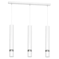 Discount Luminex Lampa wisząca RENO biała