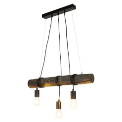 Discount Spot - Light Lampa wisząca rustykalna orzech TRABO 3