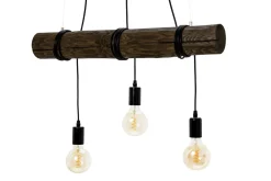 Discount Spot - Light Lampa wisząca rustykalna orzech TRABO 3