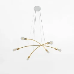 Hot TK Tomasz Krywult Lampa wisząca złota HELIX VI