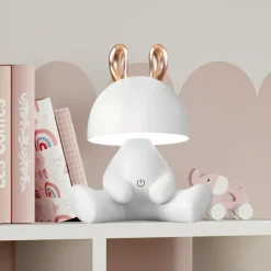 Dzieci Zumaline Lampki Nocne|Lampy Do Pokoju Dziecięcego^Lampka nocna LED biała KRÓLIK