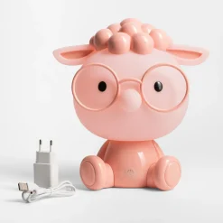 Outlet Zumaline Lampka nocna LED różowa OWCA