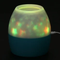 Dzieci PLATINET S.A. Lampki Nocne|Lampy Do Pokoju Dziecięcego^Lampka nocna z projektorem biało-niebieska