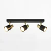 Best LED-POL Listwa 3 reflektory czarno-złota ORO NARVA