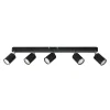 Outlet LED-POL Listwa 5-punktowa czarna ORO GAVIA