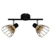Clearance Zumaline Listwa 2-punktowa rattan czarna GENT