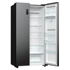 Outlet Gorenje Lodówka Side by Side czarna NRR9185EABXLWD