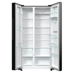 Outlet Gorenje Lodówka Side by Side czarna NRR9185EABXLWD