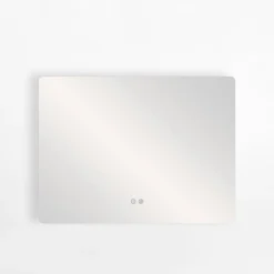 New inny Lustro łazienkowe podgrzewane z oświetleniem LED 70x50 cm