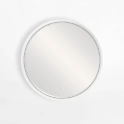 Hot inny Lustro łazienkowe z akrylową ramą LED złote 60 cm