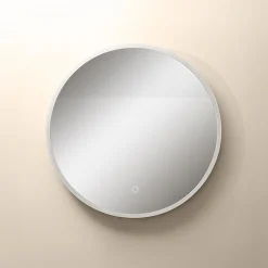 Hot inny Lustro łazienkowe z akrylową ramą LED złote 60 cm