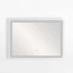 Sale inny Lustro łazienkowe z oświetleniem LED czarne 70x50 cm
