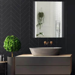 New inny Lustro łazienkowe z oświetleniem LED TWIN 50x70 cm