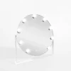inny Lustra Dekoracyjne|Lustra^Lustro okrągłe z lampkami LED białe 44 cm