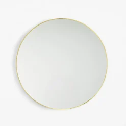 inny Lustra Dekoracyjne|Lustra^Lustro okrągłe złote 61 cm